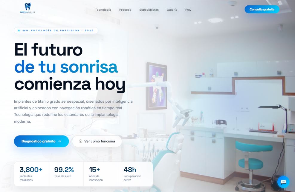Centro de estética — Diseño web premium